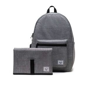Herschel Supply Company Grey Baby Backpack with diaper changing pad